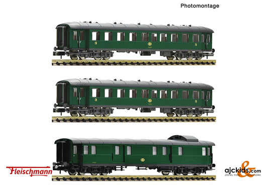 Fleischmann 6260054 3 piece set: Passenger train, SNCB 