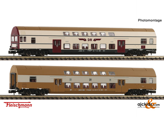 Fleischmann 6260074 2 piece set (1): Double-deck coaches, DR 