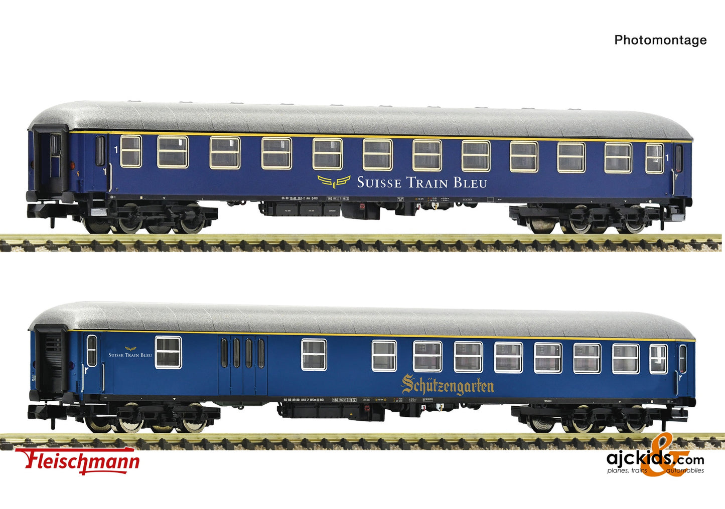 2 piece set (2): Express train coaches
