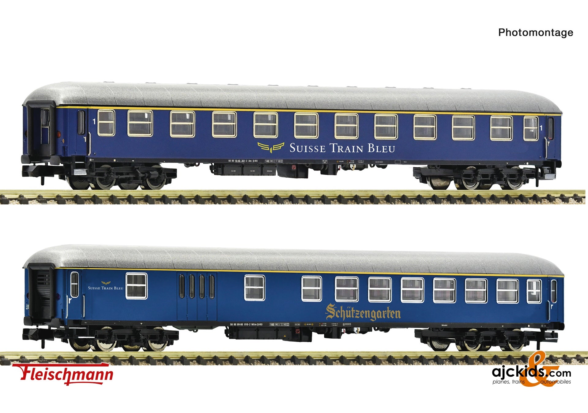 2 piece set (2): Express train coaches