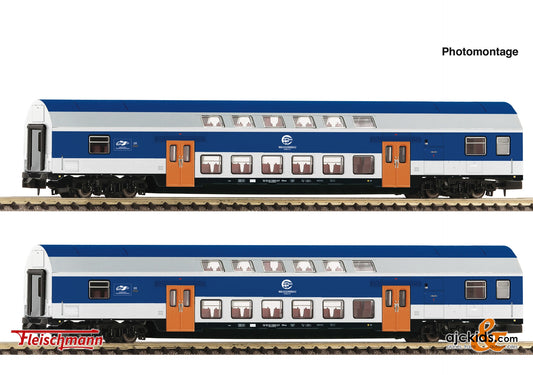2 piece set: Double-deck coaches, VEB