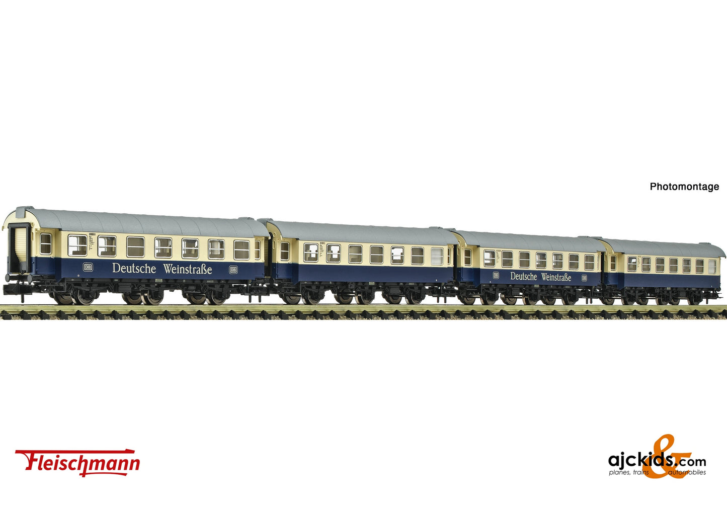4 piece set: "Deutsche Weinstraße" coaches, DB