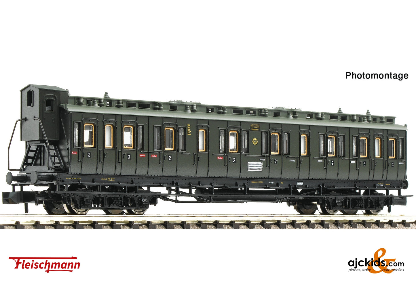 2nd/3rd class compartment coach, DRG