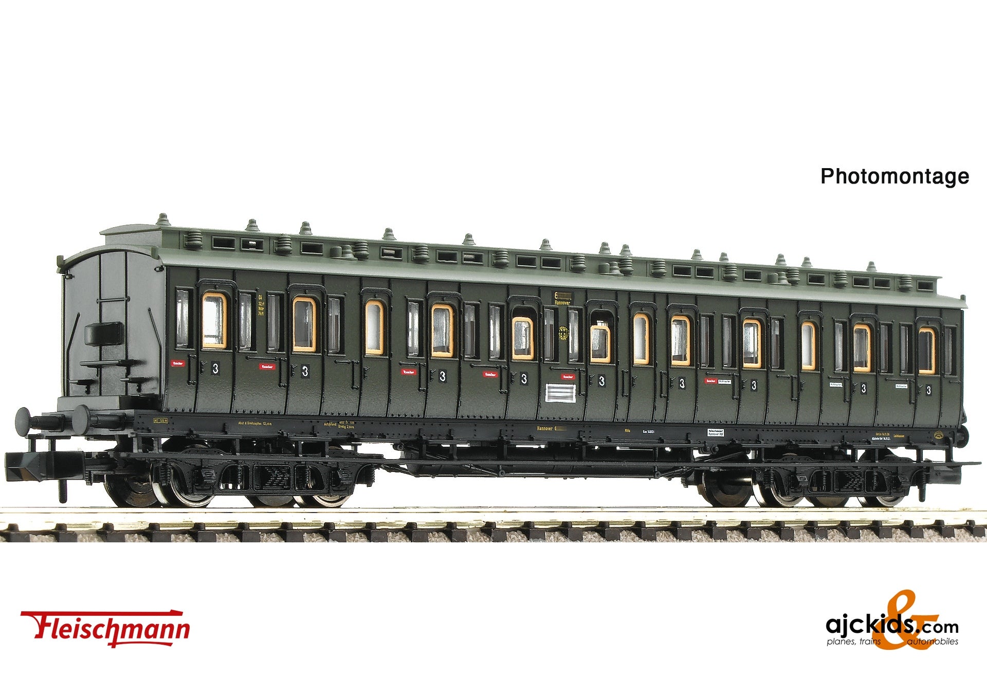 3rd class compartment coach, DRG