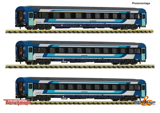 3 piece set: Eurofima coaches, MAV