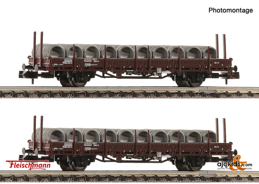 Fleischmann 6660072 2-piece set: Swivel-type stake wagons, ÖBB 