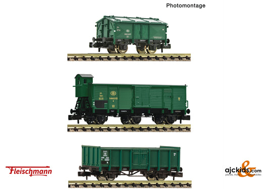 3 piece set: Goods train, SNCB