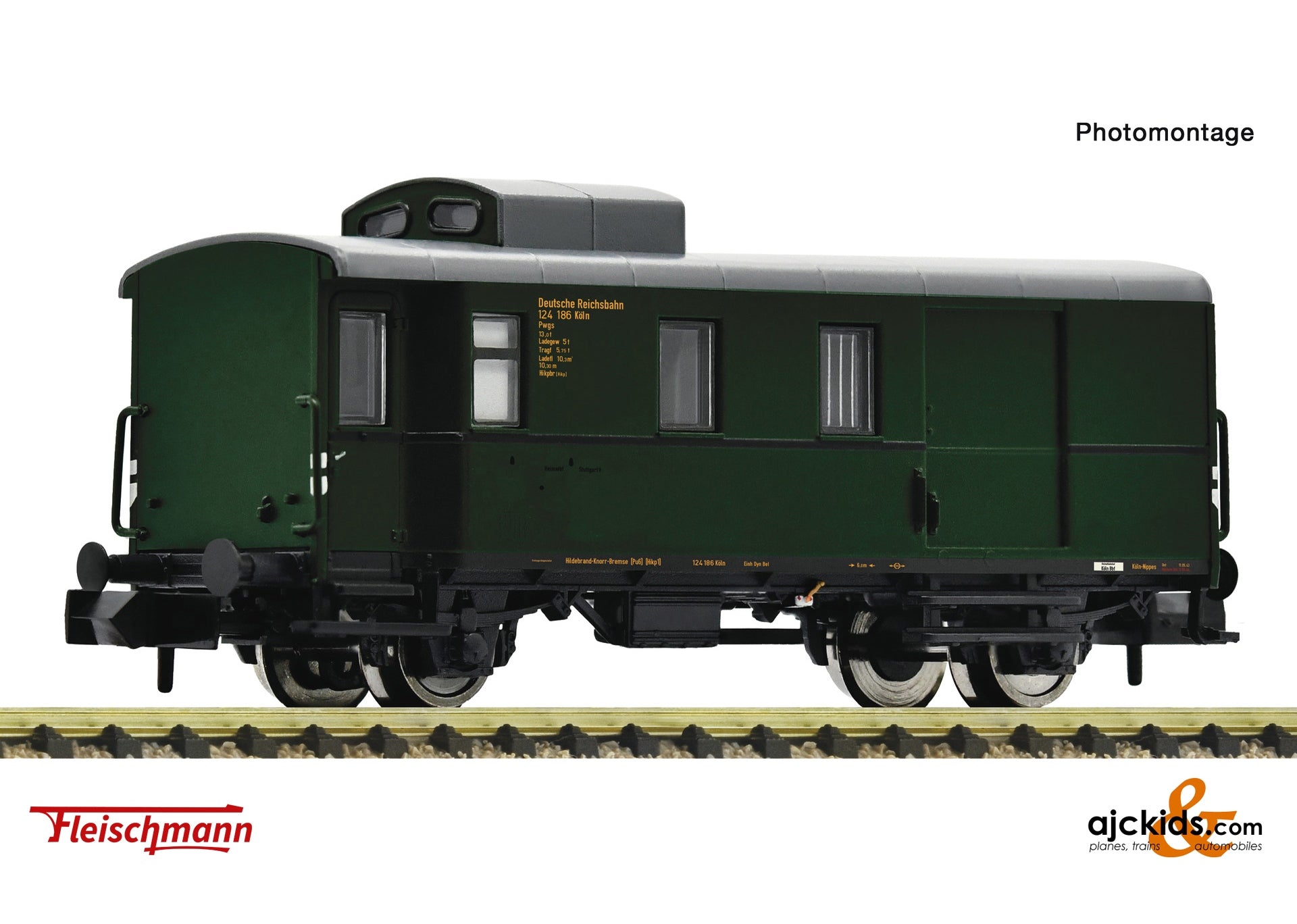 Fleischmann 6660082 Goods train luggage wagon, DRB 