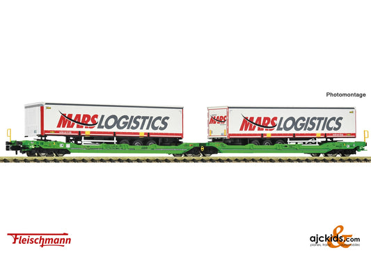 Fleischmann 6660102 - Articulated double-pocket wagon T3000e, CFL Cargo