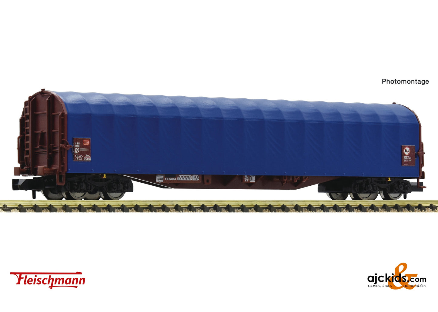 Fleischmann 6660113 Slide tarpaulin wagon, DB 