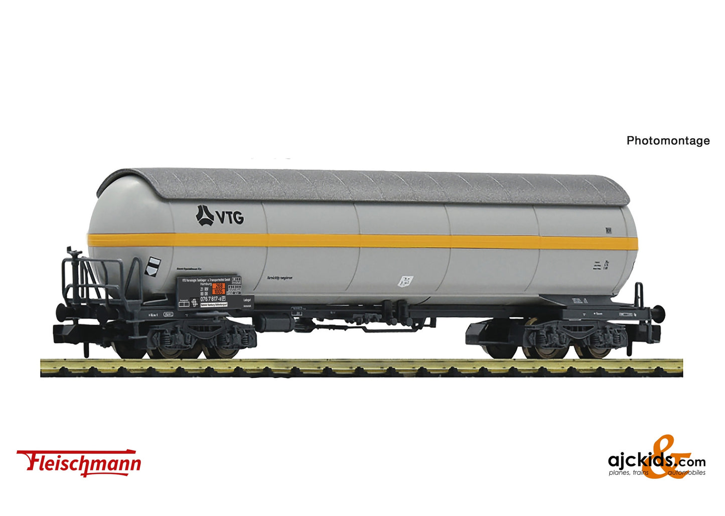 Fleischmann 6660116 Pressurised gas tank wagon, VTG 