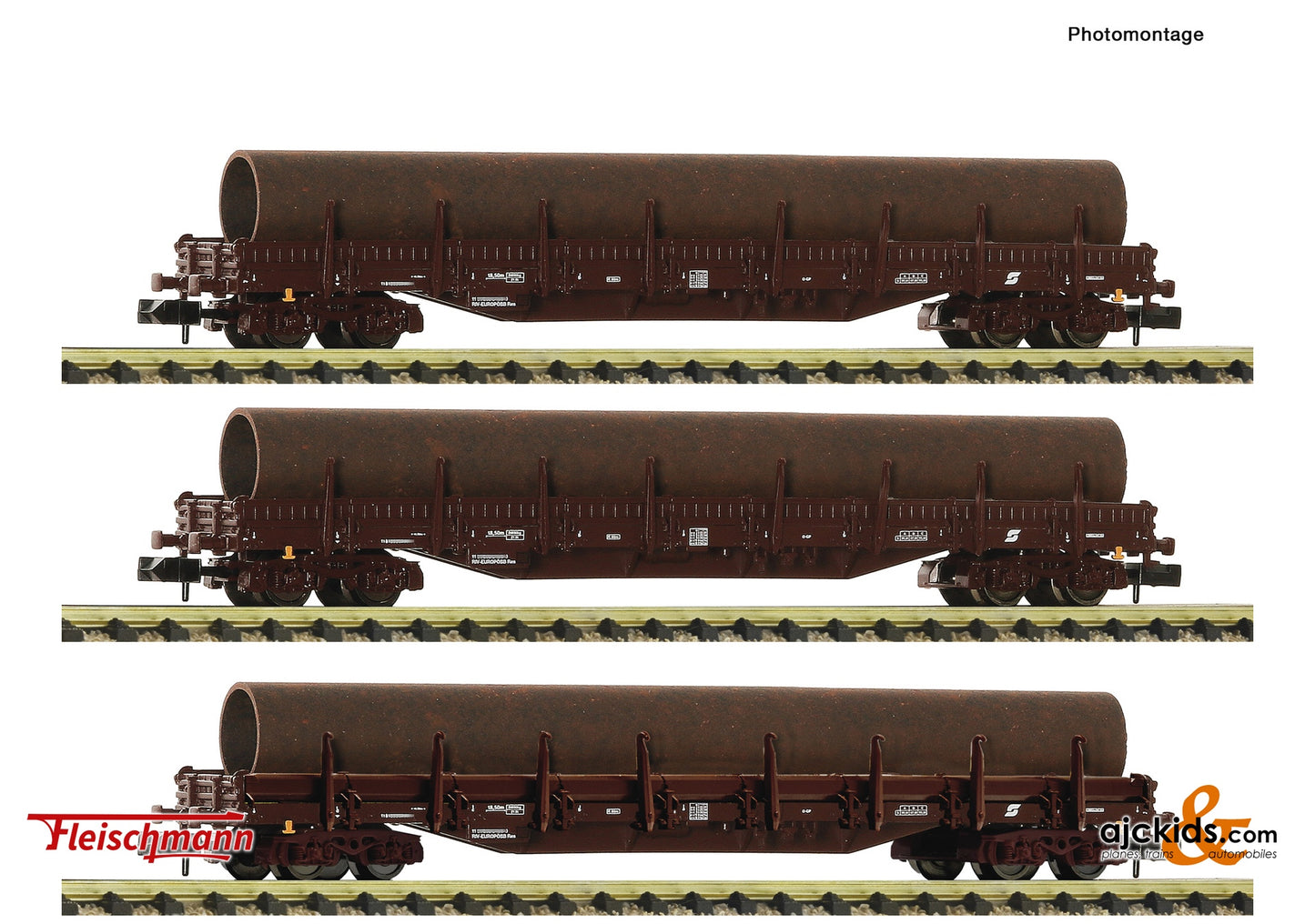 3 piece set (1): Steel train, ÖBB