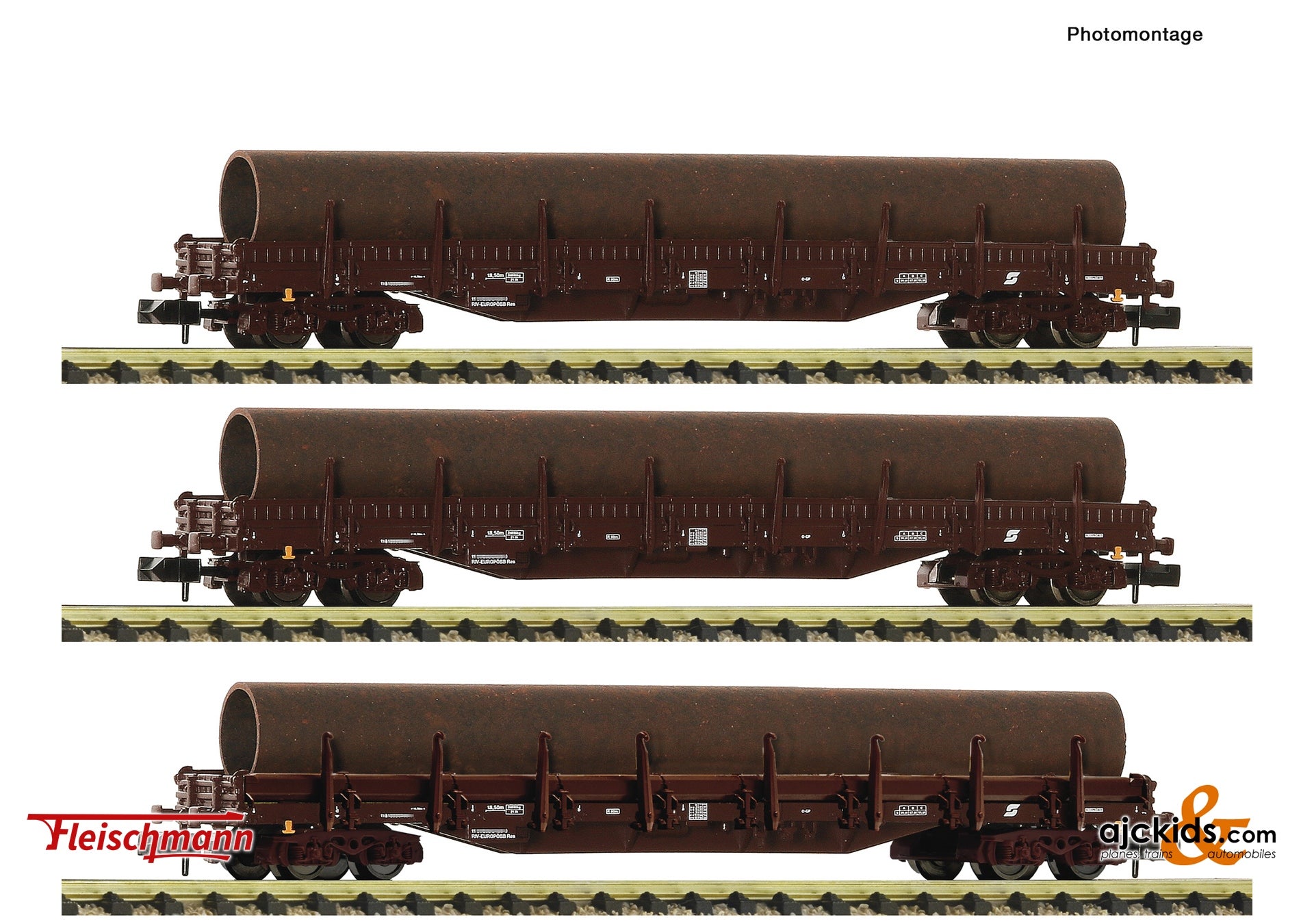 3 piece set (1): Steel train, ÖBB