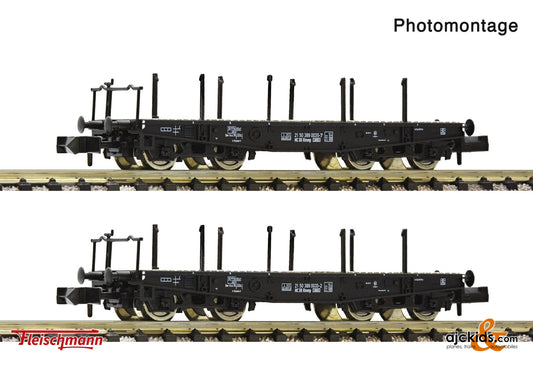 2 piece set: Heavy goods wagons, DR
