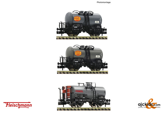 3 piece set: Tank wagons, DR