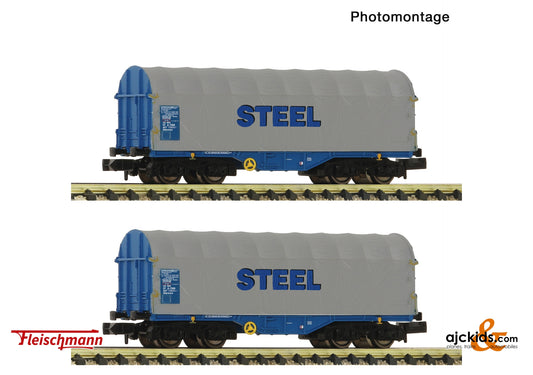 2 piece set: Slide tarpaulin wagons, ÖBB