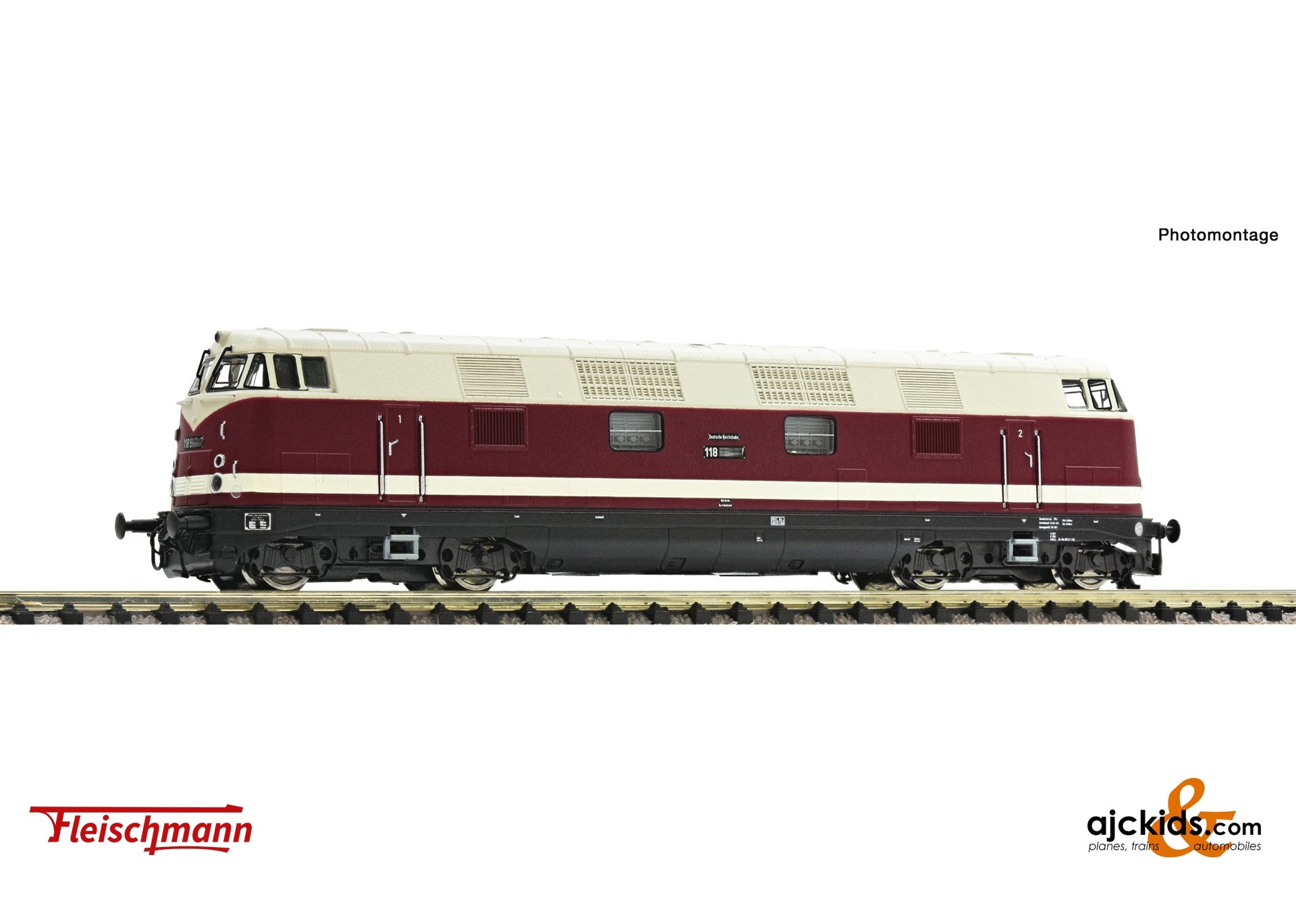 Fleischmann 7360028 Diesel locomotive 118 104-9, DR 