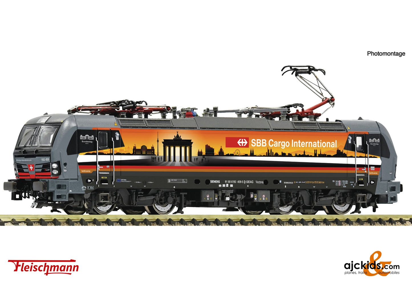 Fleischmann 7560074 - Electric Locomotive 193 459-5 SBB Cargo Ger.Pierc.