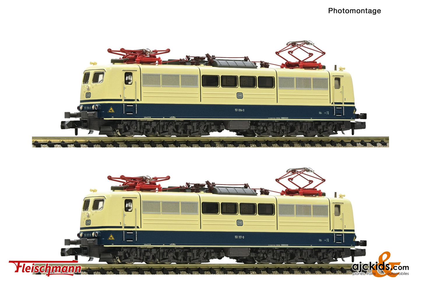 2 piece  Set: Electric locomotives 151 094-0 and 151 117-9