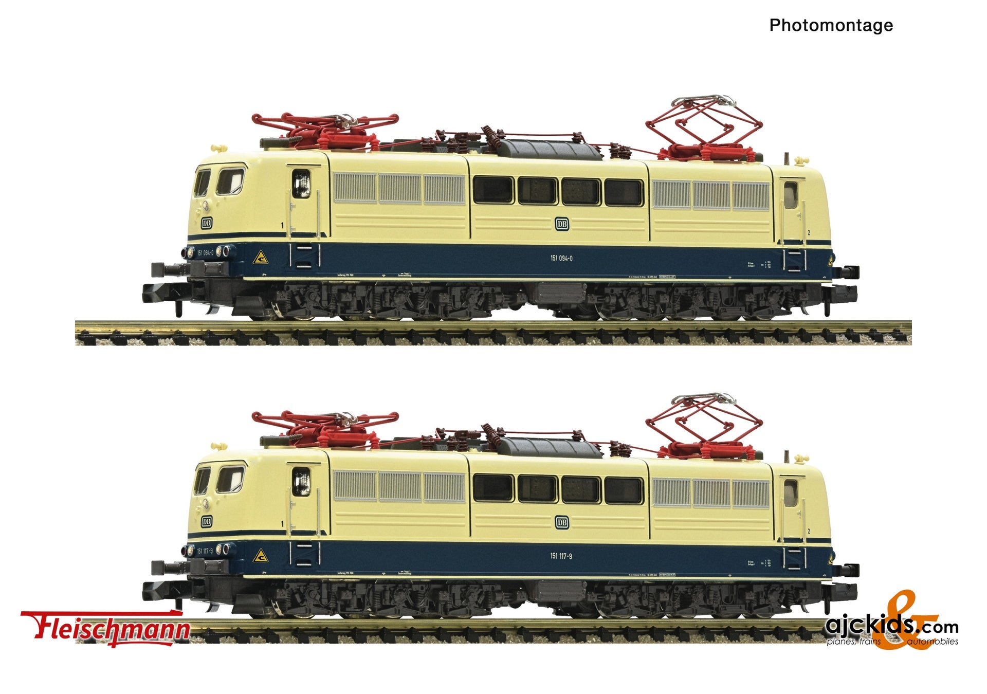 2 piece  Set: Electric locomotives 151 094-0 and 151 117-9