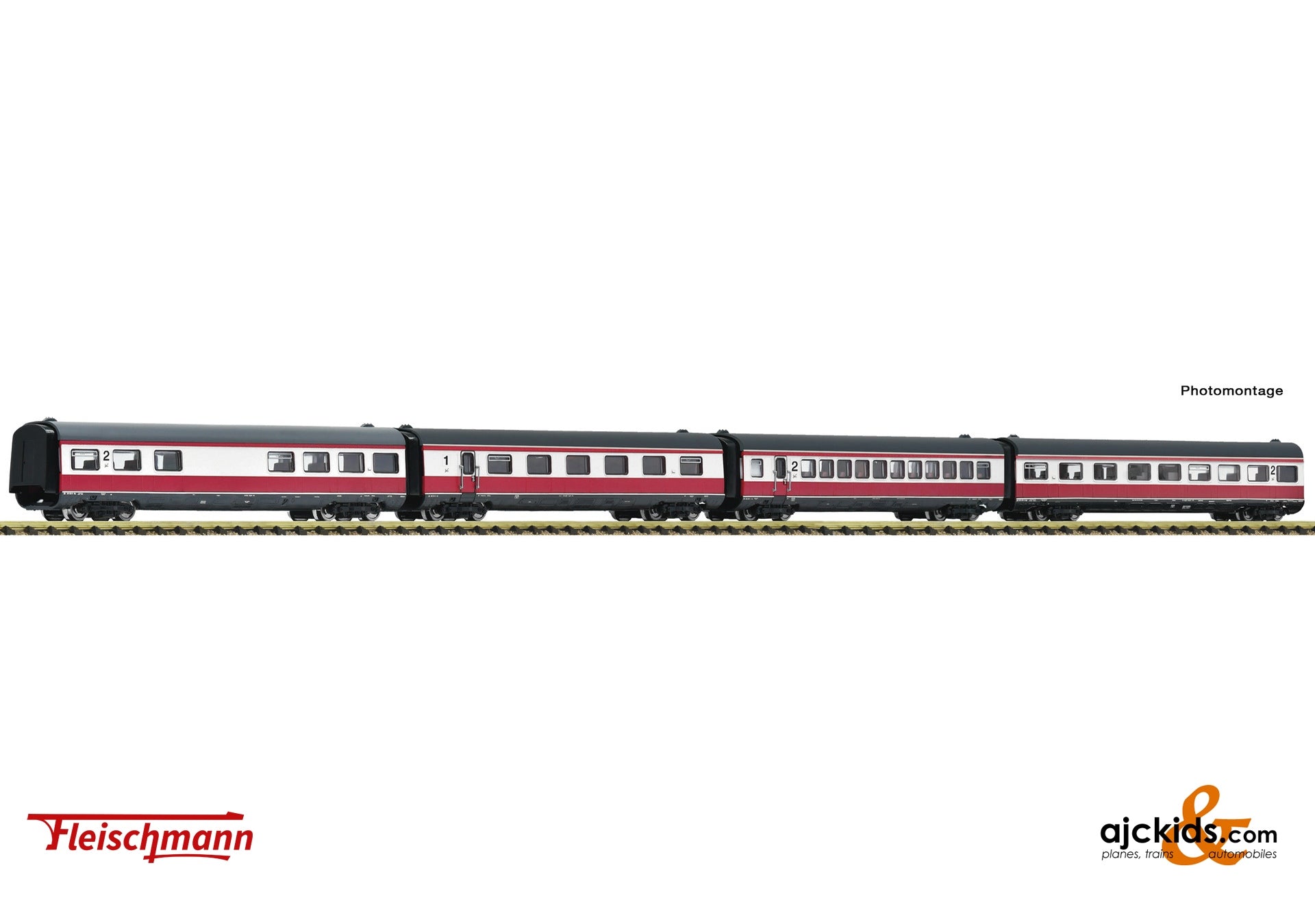 4 piece set: "Max Liebermann" supplementary coaches, DR