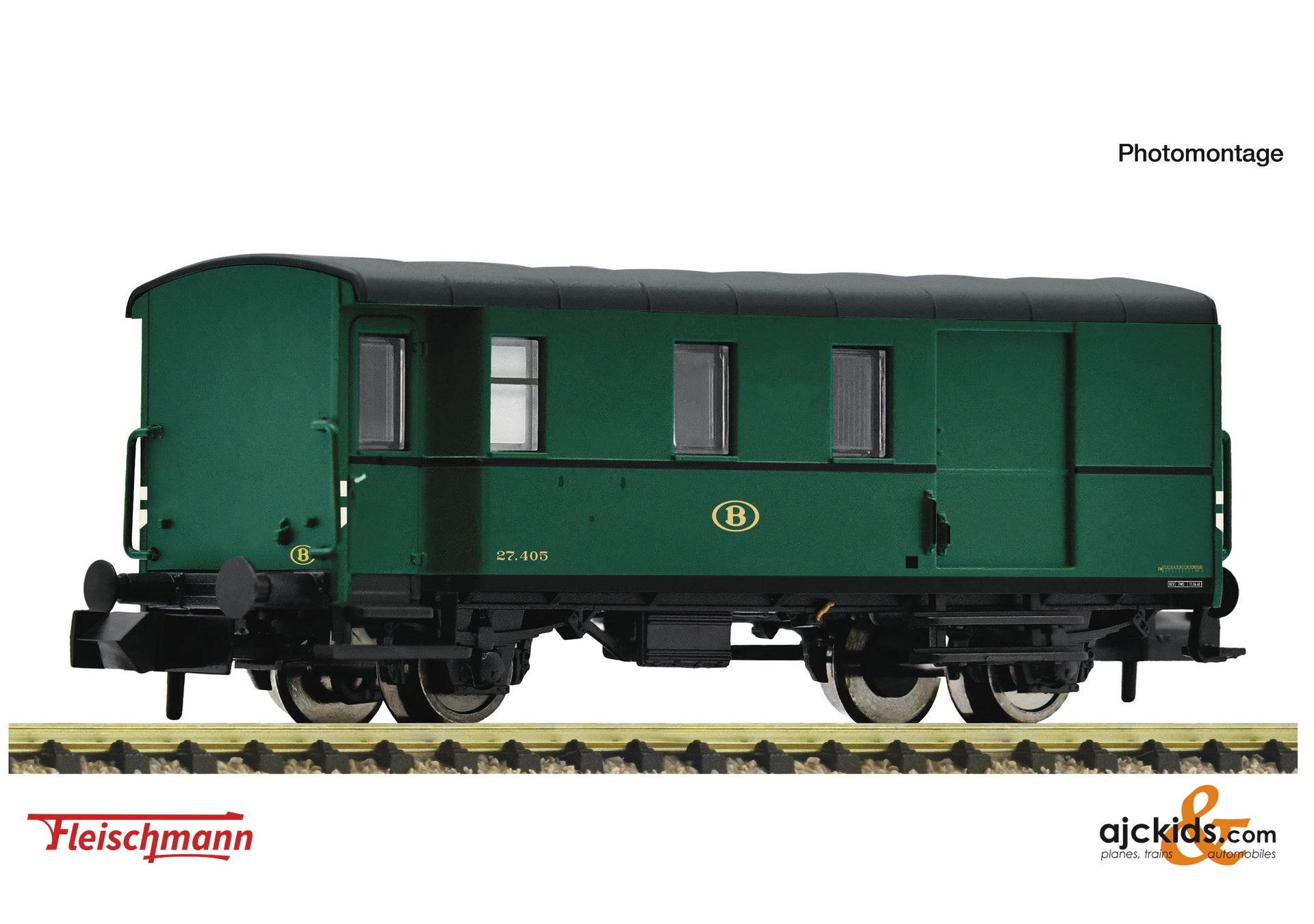 Fleischmann 830156 - Goods train baggage wagon