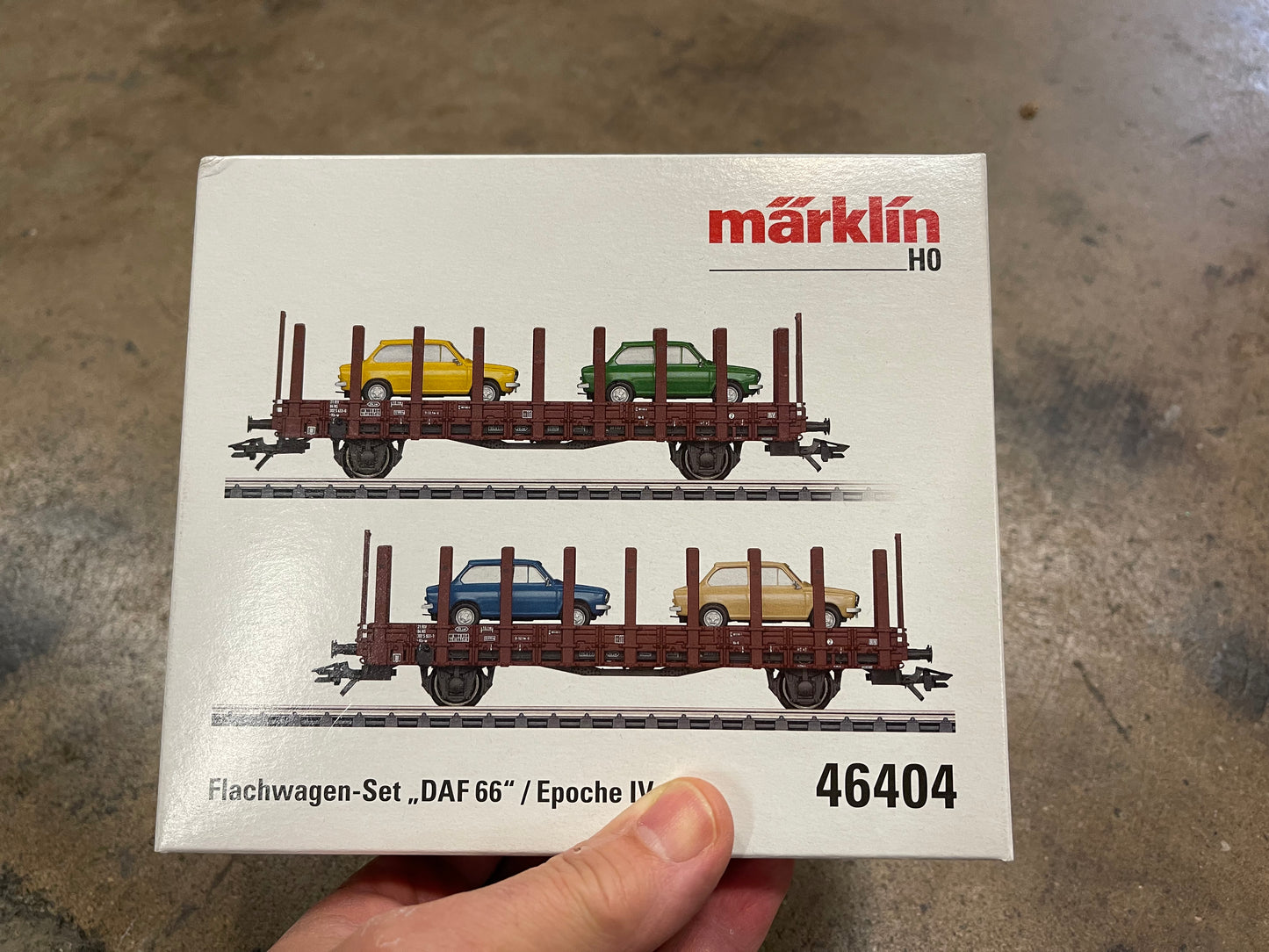 Marklin 46404 - "DAF 66" Flat Car Set (2)
