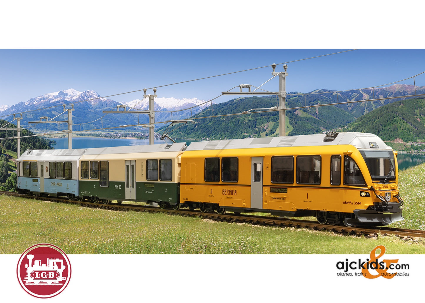 LGB 22227 - RhB Class ABe 8/12 Allegra Powered Rail Car Train
