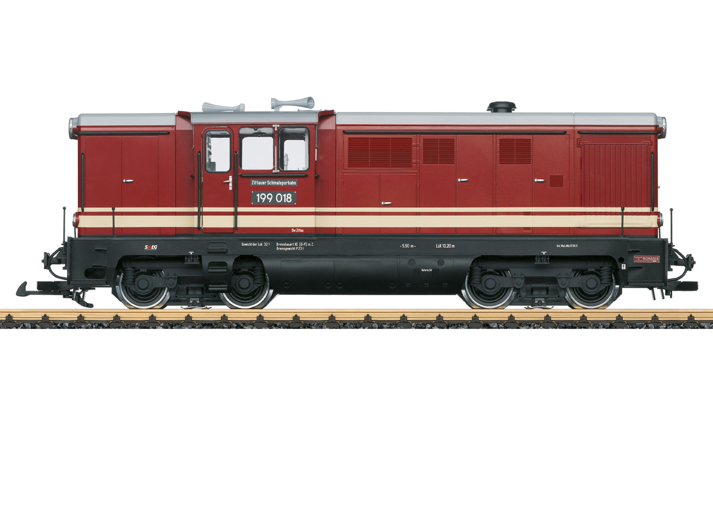 LGB 26450 - SOEG Diesel Locomotive 199 018 Era VI