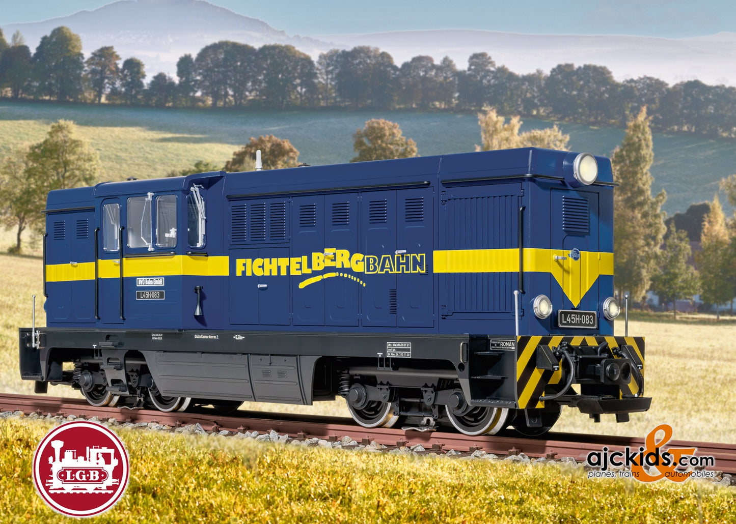 LGB 26451 - BVO Bahn GmbH (Busverkehr Ober- und Westerzgebirge) Fichtelberg Railway Class L45H-083 Diesel Loco, Era V