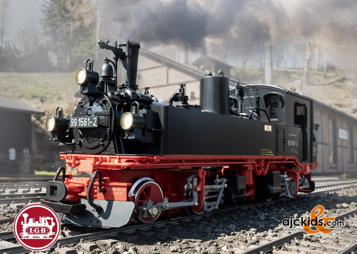 LGB 26847 - DR Steam Locomotive, No. 99 1561-2