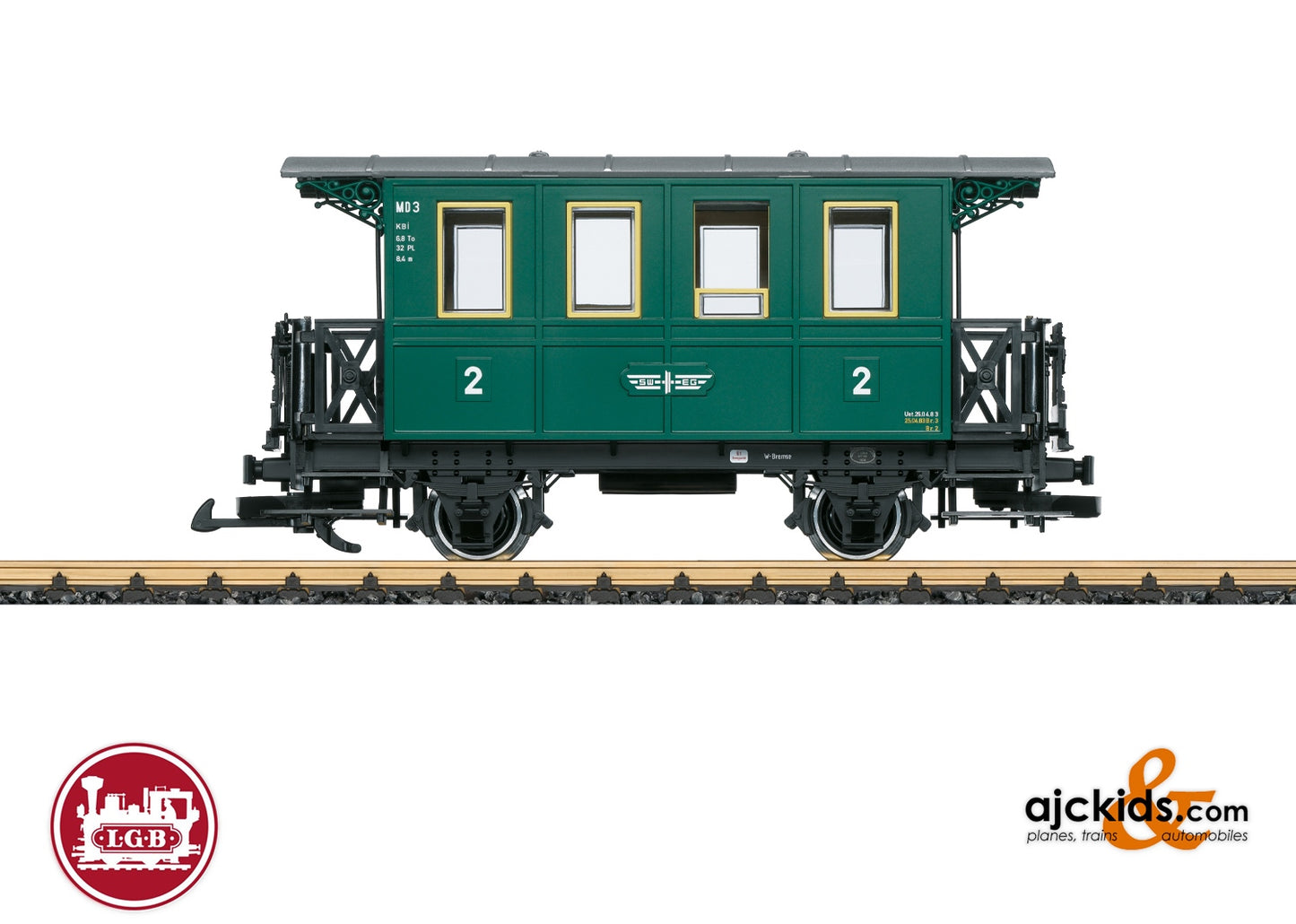 LGB 30142 - Jagsttal Railroad Type MD 3 Passenger Car