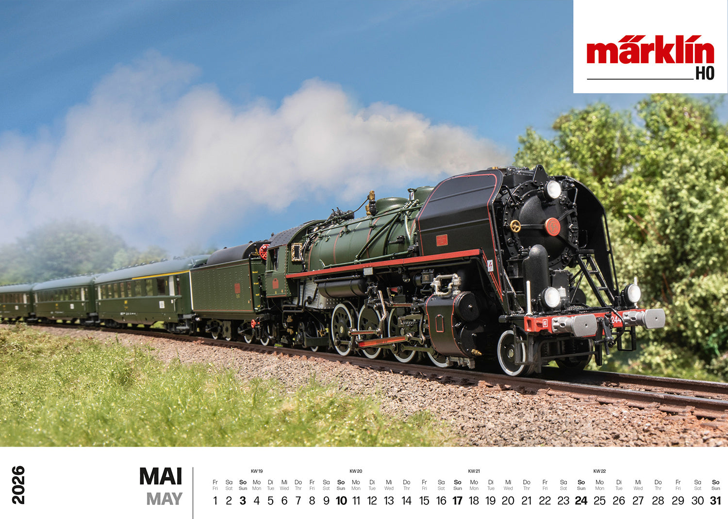 Marklin 19726 - Märklin/Trix Wall Calendar '28