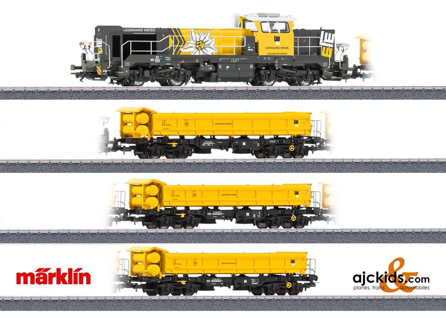 Marklin 26180 - Leonhard Weiss Construction Train Set