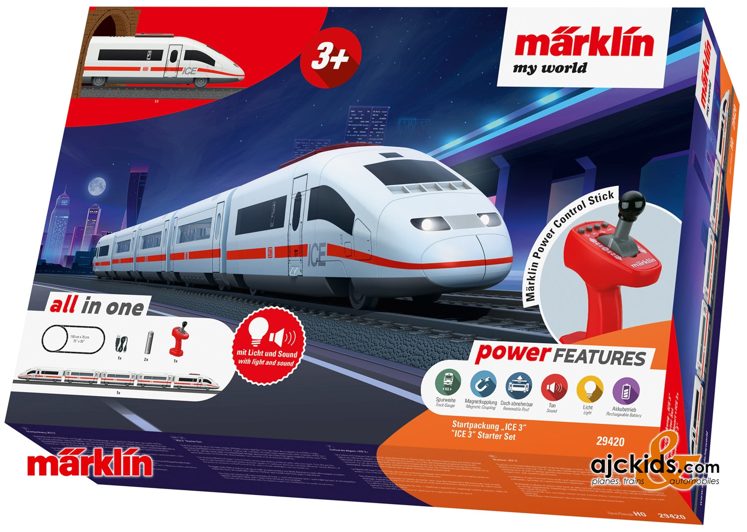 Marklin 29420 - Märklin my world - "ICE 3" Starter Set for Children Ages 3 and Above