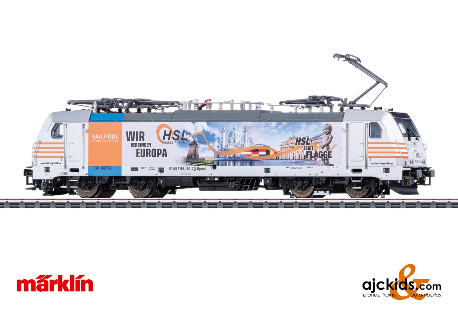 Marklin 38803 - Class 186 Electric Locomotive at Ajckids.com