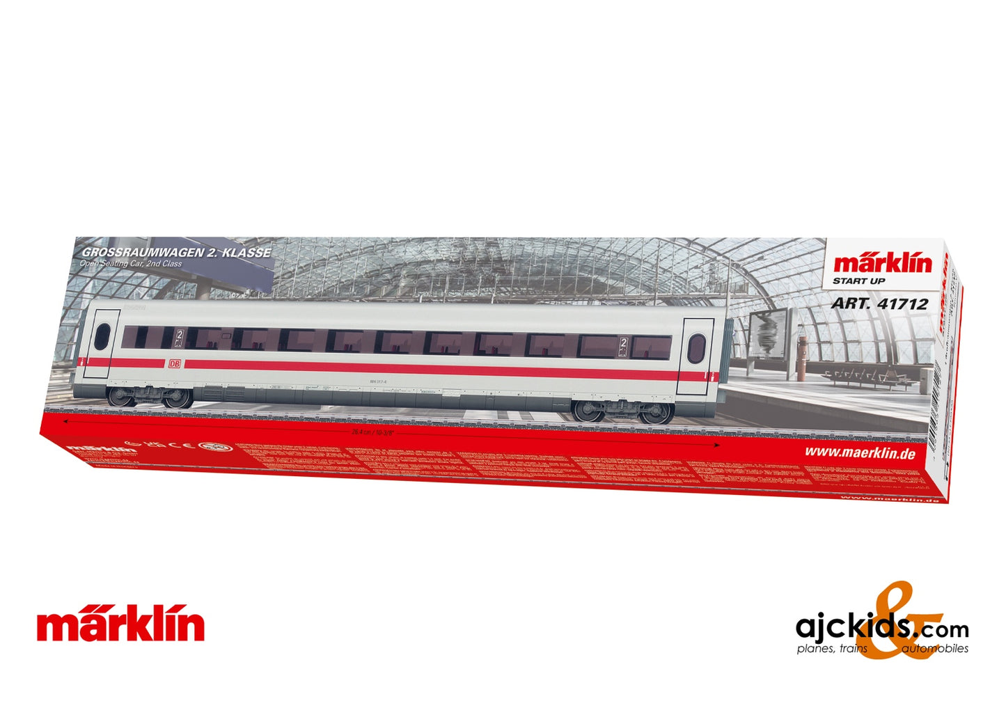 Marklin 41712 - Märklin Start up - Open Seating Car, 2nd Class, for ICE 2