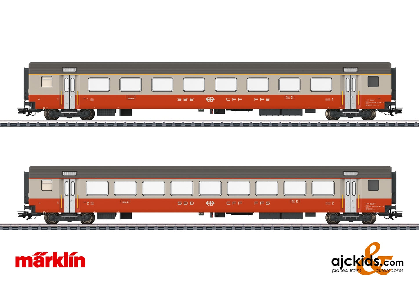 Marklin 42191 - Swiss Express Passenger Car Set at Ajckids.com