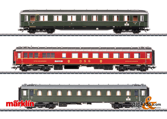 Marklin 42533 - Express Train Passenger Car Set 2 for the “D 74”