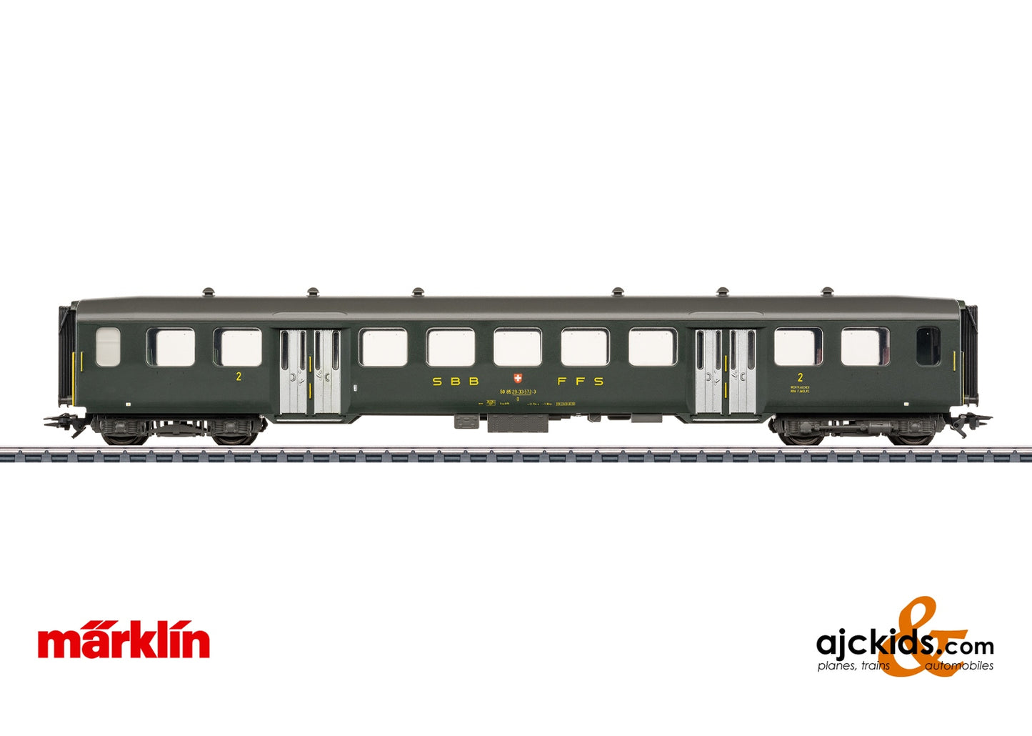 Marklin 43373 - Lightweight Steel Passenger Car, 2nd Class