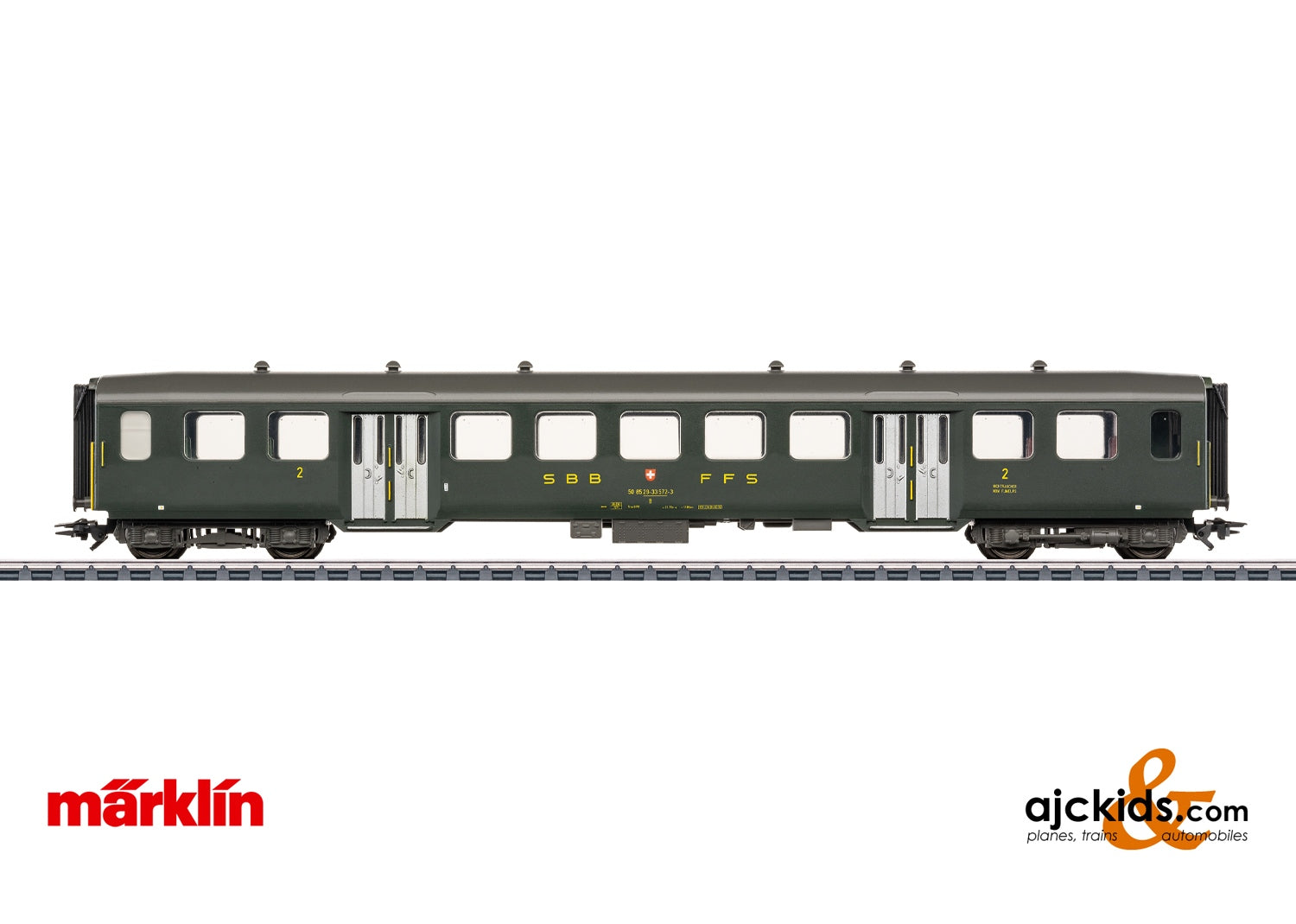 Marklin 43373 - Lightweight Steel Passenger Car, 2nd Class