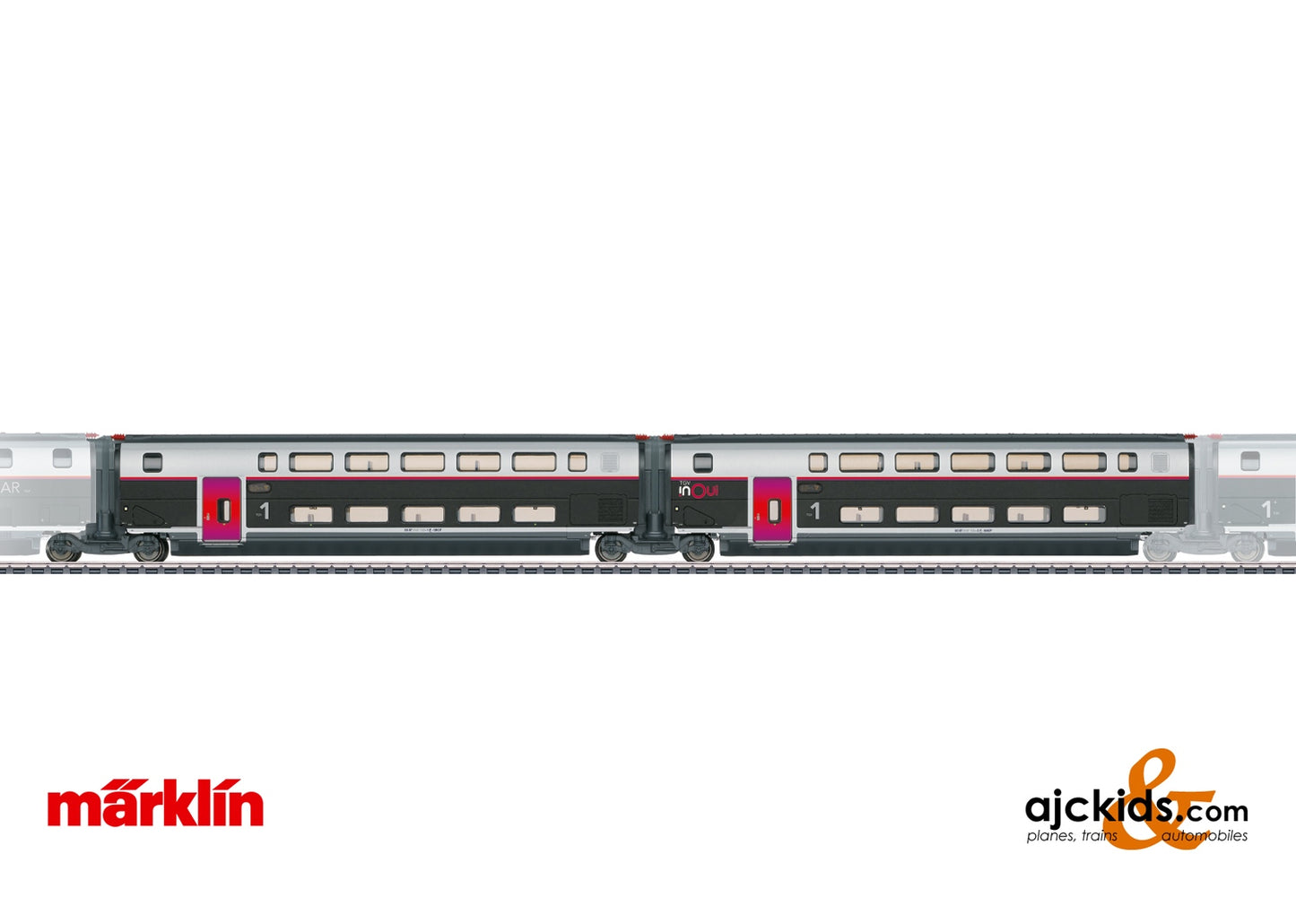 Marklin 43428 - Add-On Car Set 1 for the TGV INOUI