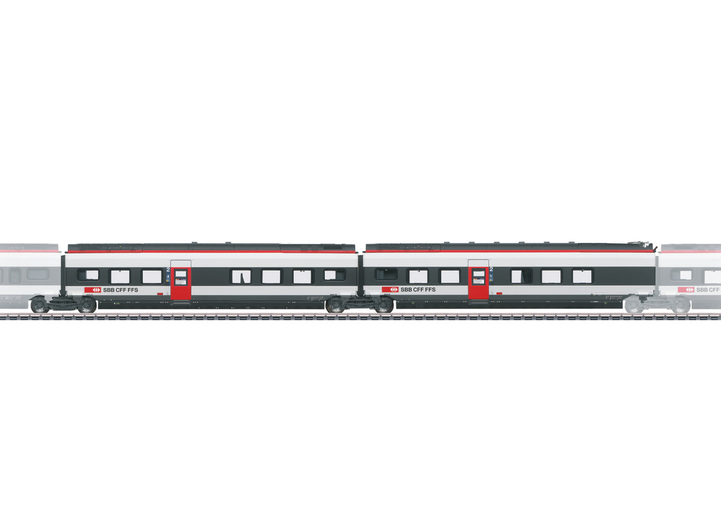 Marklin 43452 - Add-On Car Set 2 for the Class RABe 501 022 Giruno