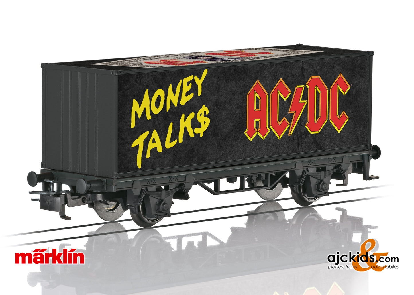 Marklin 44832 - Märklin Start up - “Moneytalks” Container Transport Car