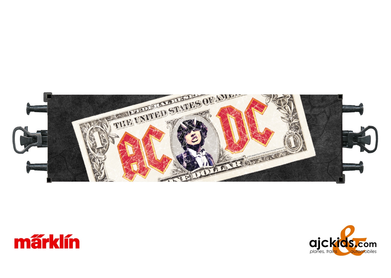 Marklin 44832 - Märklin Start up - “Moneytalks” Container Transport Car