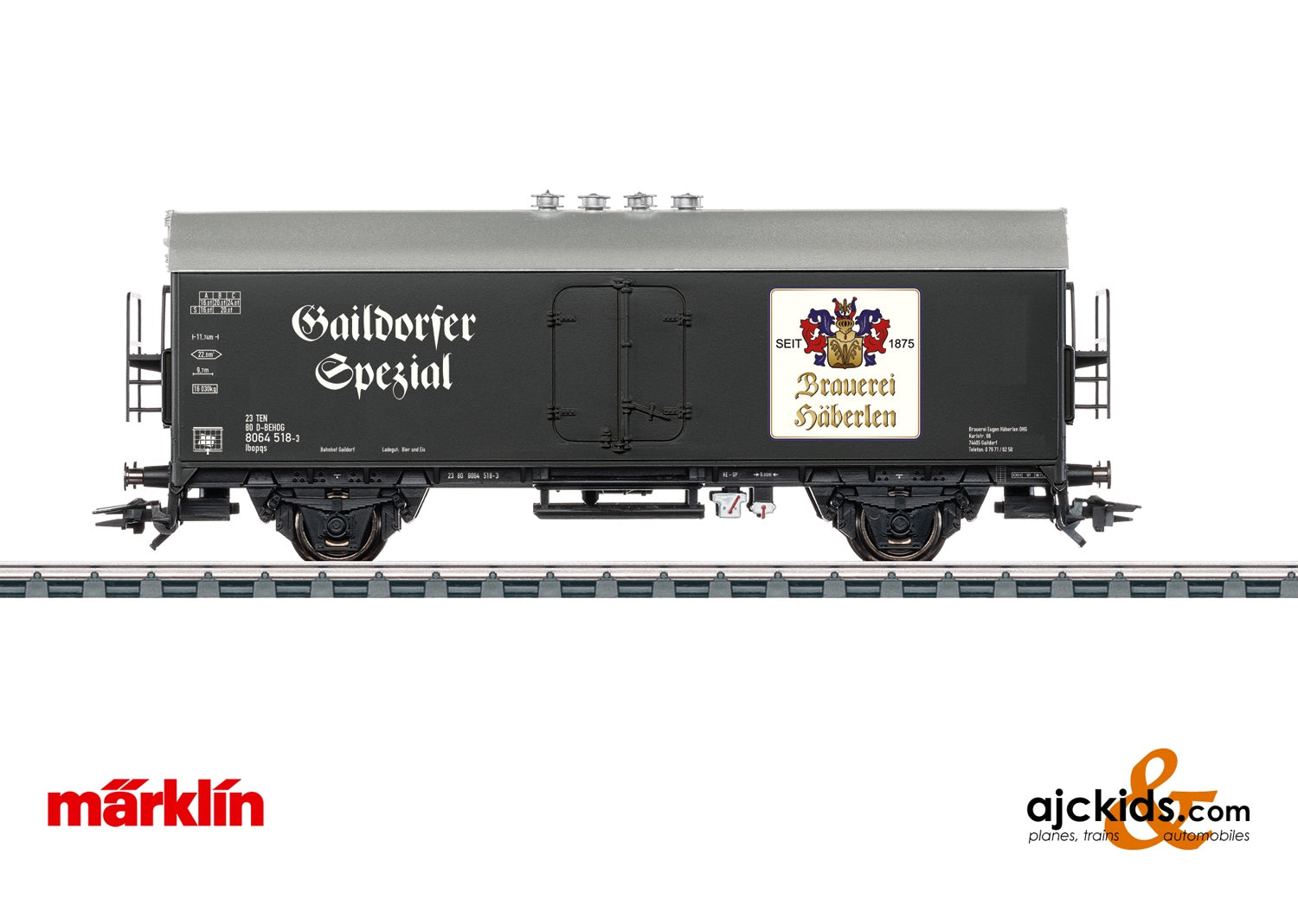 Marklin 45033 - Type Ibopqs Beer Refrigerator Car at Ajckids.com