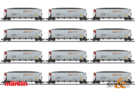 Marklin 45666 - BNSF Hopper Car Set, Era VI