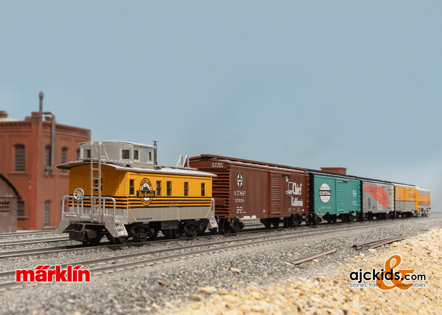 Marklin 45712 - US Tin-Plate Freight Car Set at Ajckids.com