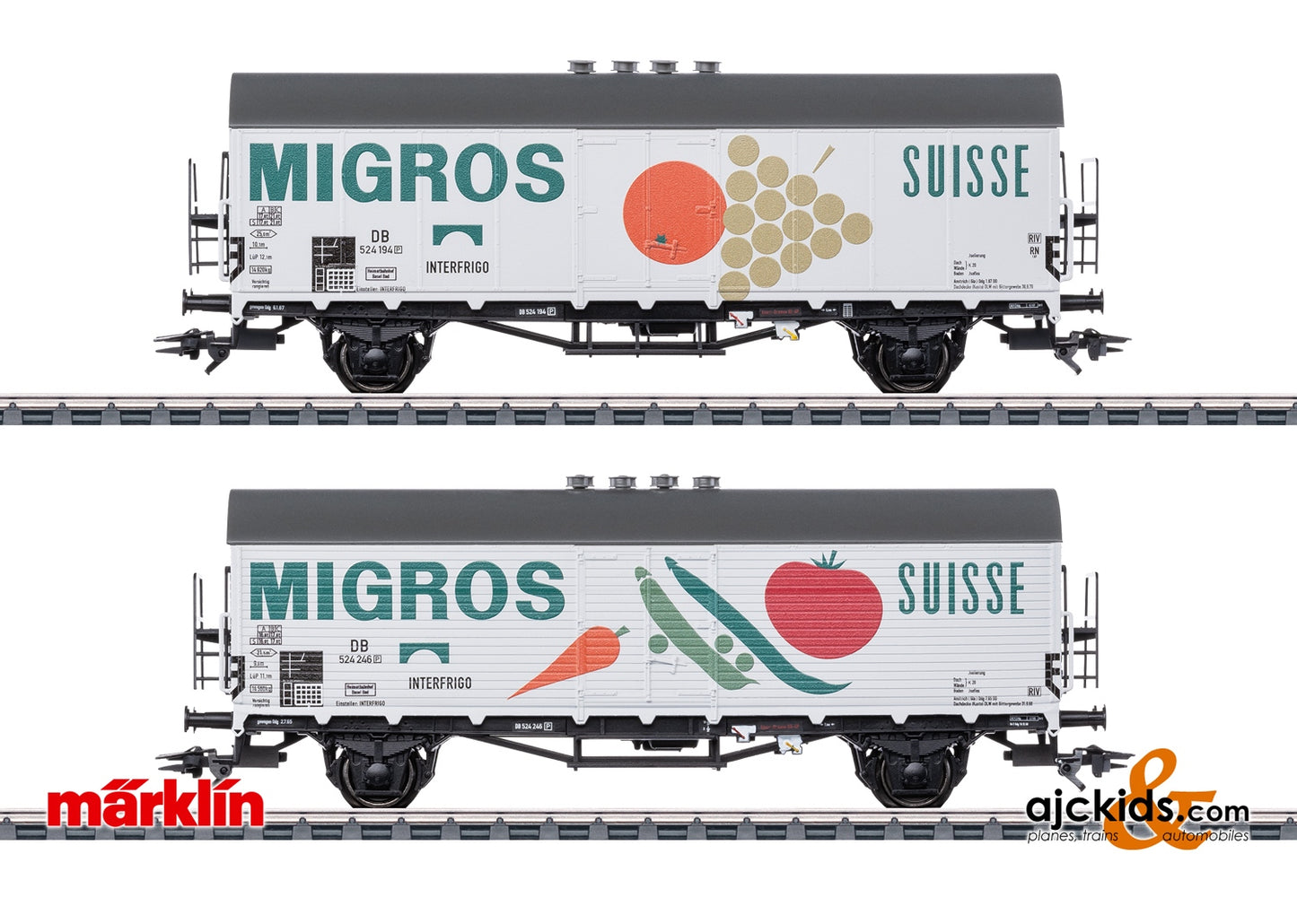 Marklin 46173 Migros Ref. Car Set, 2 Cars