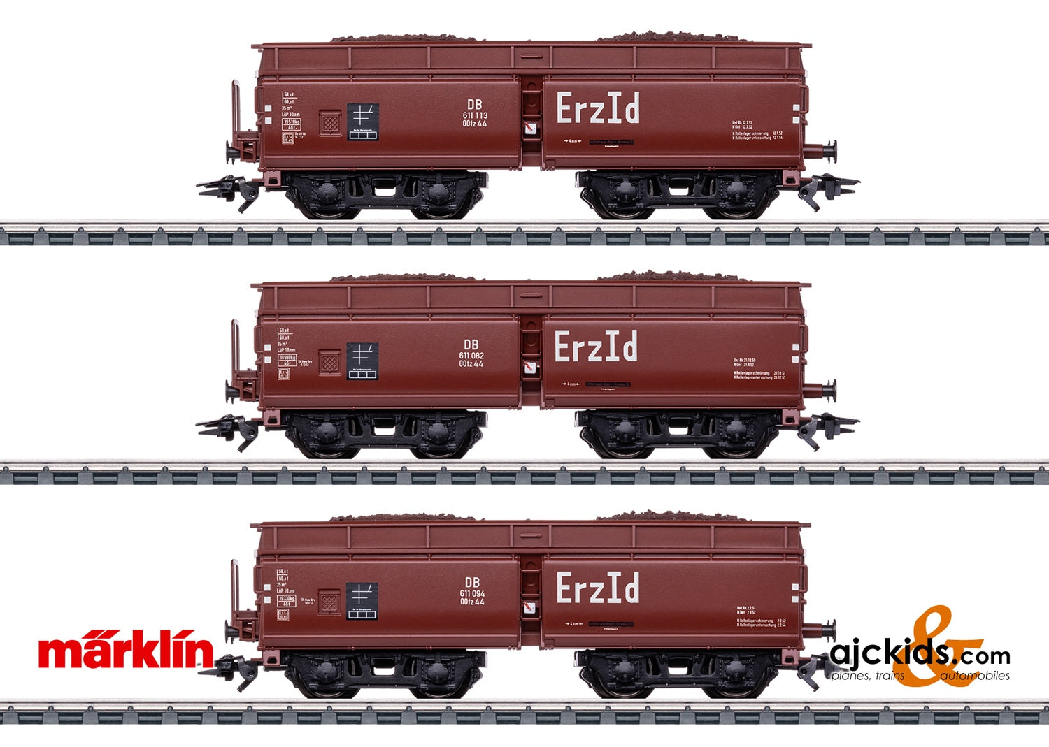Marklin 46221 - Type Erz Id Hopper Car Set